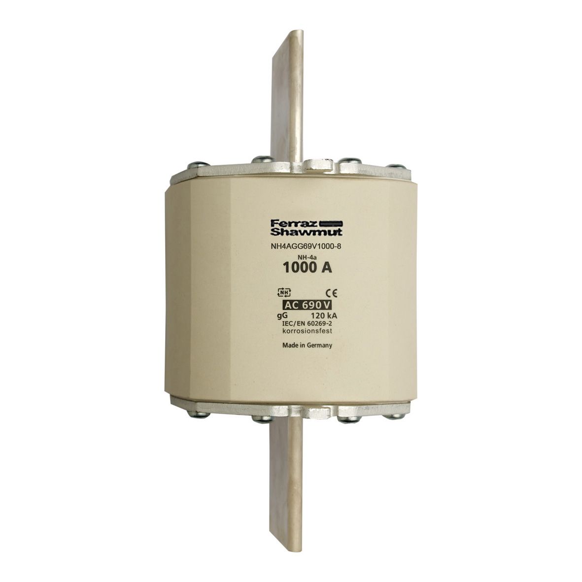 W1034513 - NH fuse-link gG, 690VAC, size 4a, 1000A top indicator/live tags
